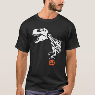 Camiseta Skeleton Rex Trick R Treine Dia de as Bruxas engra