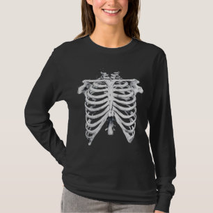 Camiseta Skeleton Rib Cage Halloween