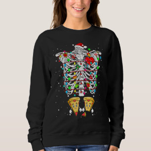 Camiseta Skeleton Rib Cage X Ray Gravidez Anúncio Xma