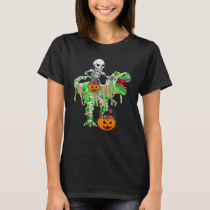 Camiseta Skeleton Riding Mummy Monster Rex Candy Basket