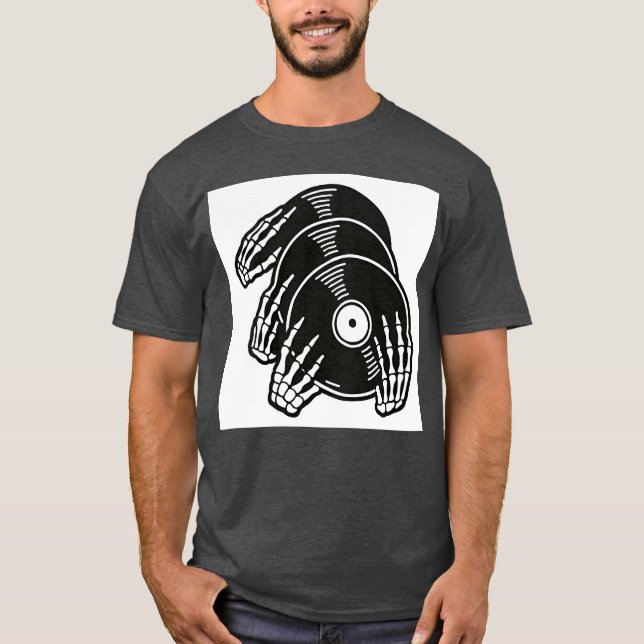 Camiseta Skeleton Rock friend (Frente)