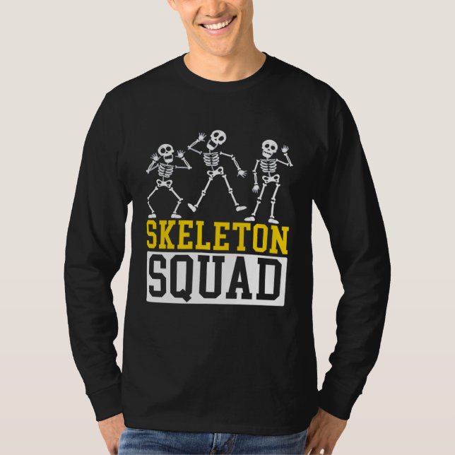 Camiseta Skeleton Squad Rad Tech Radiology Radiographer Rad (Frente)