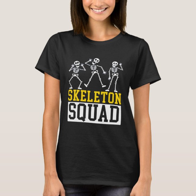 Camiseta Skeleton Squad Rad Tech Radiology Radiographer Rad (Frente)