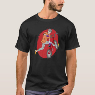 Camiseta Skeleton Stunt Bicycle BMX Stunt Dirt
