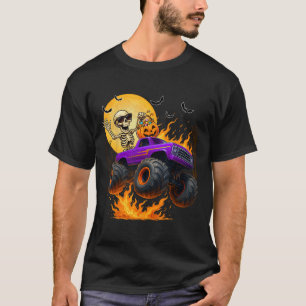 Camiseta Skeleton Surgindo Monster Cos Halloween