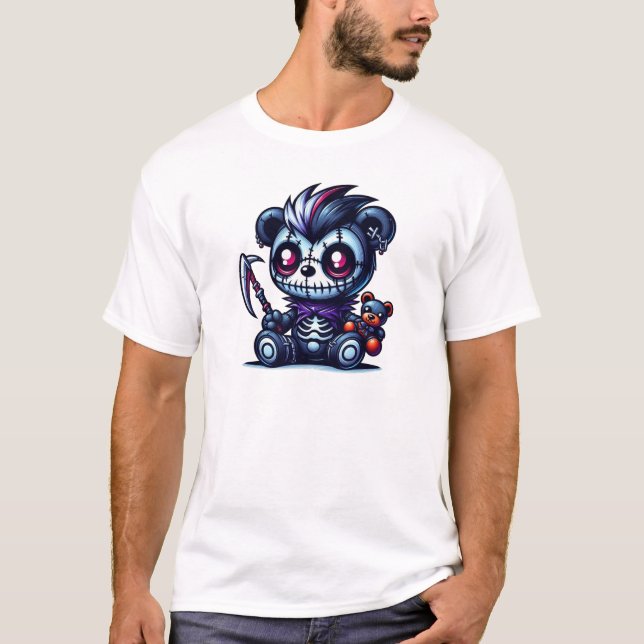 Camiseta Skeleton Teddy Bear (Frente)