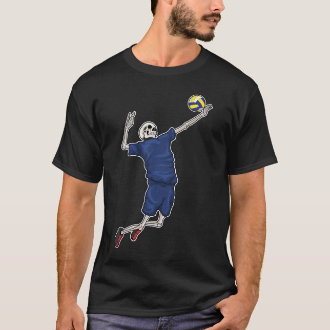 Camiseta Skeleton Voleibol (Frente)