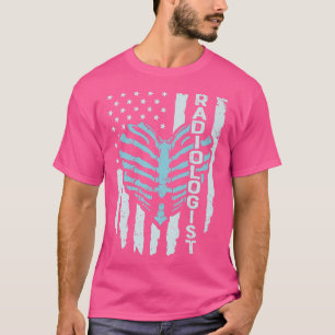 Camiseta Skeleton Xray Tech Radiology Technician American R