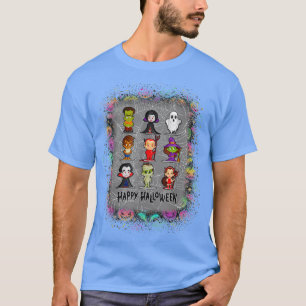 Camiseta Skeleton Zombie Assustadora Pumpkin Vampiro Hallow