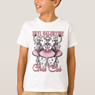 Camiseta Skeletons Do Clube Das Raparigas Anti-namorados A 