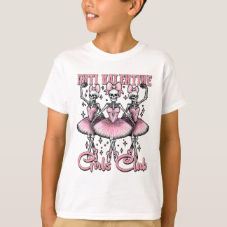Camiseta Skeletons Do Clube Das Raparigas Anti-namorados A 