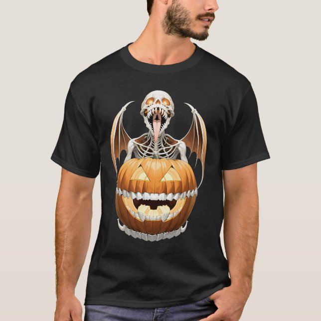 Camiseta Skeletons e Skulls Halloween (Frente)