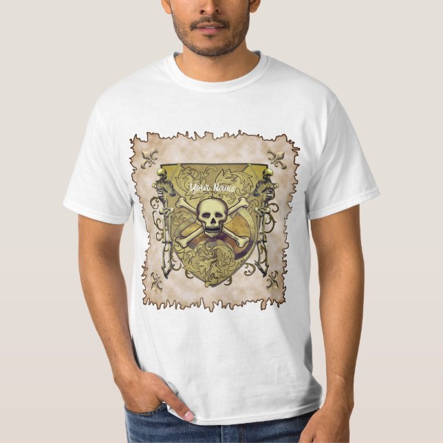 Camiseta Skeletons Shield (Frente)