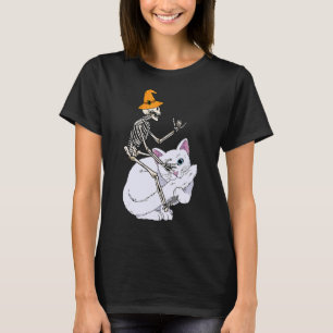 Camiseta Skeliding Cat Lazy Halloween Figurume Cute Ki