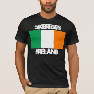 Camiseta Skerries, Irlanda com bandeira irlandesa