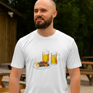 Camiseta Skewers de churrasco e Cookout de Verão de Cerveja