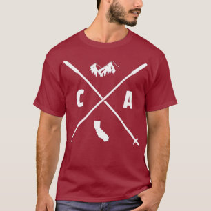 Camiseta Ski California Slopes Vintage Skiting Montanhas