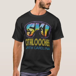 Camiseta Ski Catalochee North Carolina Férias de Esqui