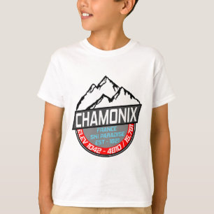 Camiseta Ski Chamonix T Shirt Mont Blanc France Para