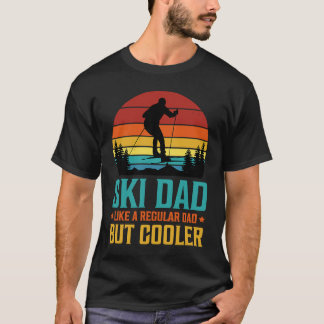 Camiseta Ski Dad Like A Regular Dad But Cooler Dad Skier Sa