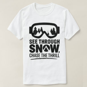 Camiseta Ski Goggles Winter Adventure Snow Cote