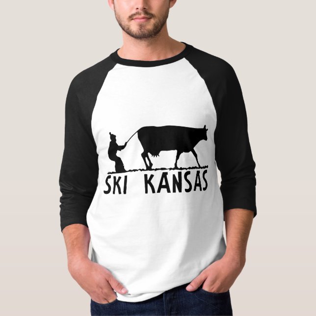 Camiseta Ski Kansas - Preto (Frente)