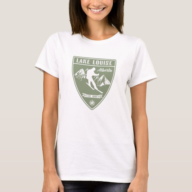 Camiseta Ski Lake Louise Alberta (Frente)