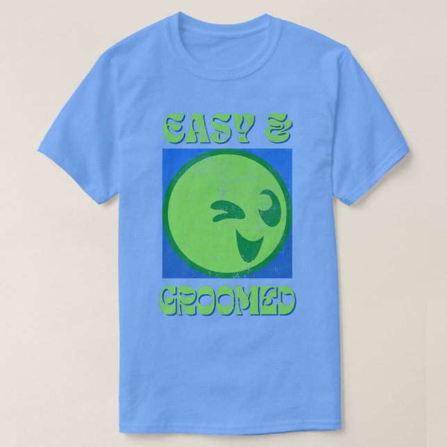 Camiseta Ski Slope Green Run Circle Eu sou um Snowbo Fácil (Frente do Design)