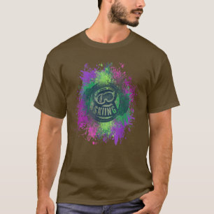 Camiseta Ski Snowboard Nature Treehugger Skiing Mountain Ap