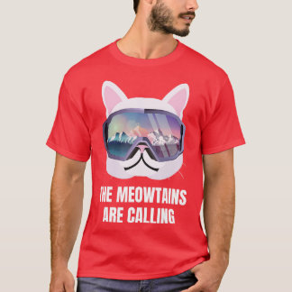 Camiseta Ski Snowboard óculos Engraçado Esqui Snowboard