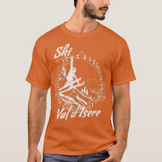 Camiseta Ski Val d'Isere, France Vintage Snow Skiing Vacati