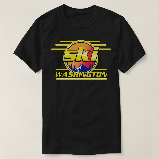 Camiseta Ski Washington (Frente do Design)