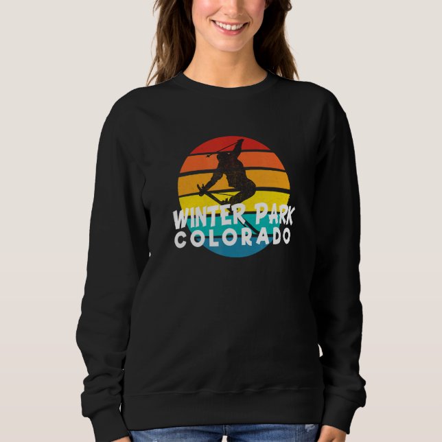 Camiseta Ski Winter Park 70s 80s Throwback Winter Park Ski (Frente)