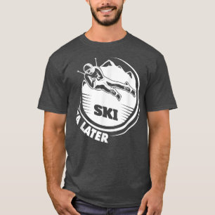 Camiseta Ski Ya Posterier Winter Sports Snow Lover Skiing 6