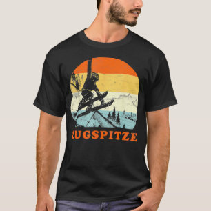 Camiseta Ski Zugspitze, Alemanha Vintage Snow Skiing Vacati