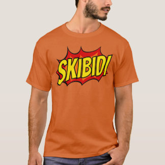 Camiseta Skibidi, ação, design de humor para irritar seu ad