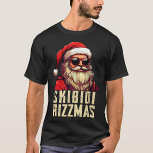 Camiseta Skibidi Rizzmas Natal Rizz Papai Noel Carisma