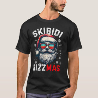 Camiseta Skibidi Rizzmas Natal Rizz Santa Claus Charismo