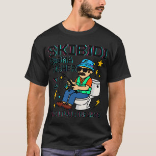 Camiseta Skibidi Sigma Fisher no Trono