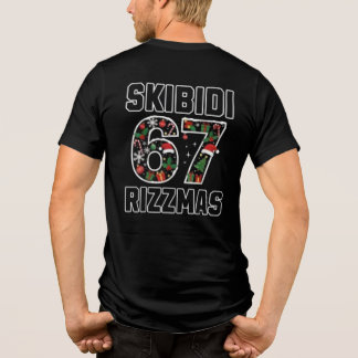 Camiseta Skibidi Six Seven Rizzmas Funny Christmas 2025 Mem