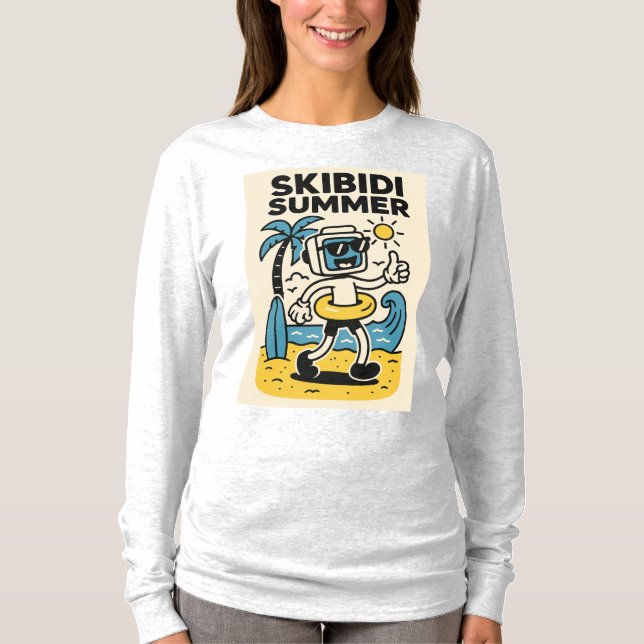 Camiseta Skibidi Summer (Frente)
