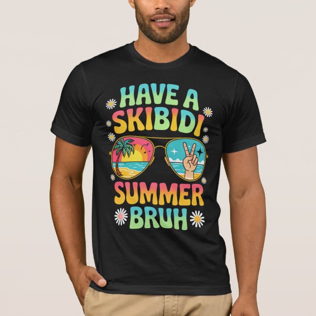 Camiseta Skibidi Summer Bruh (Frente)