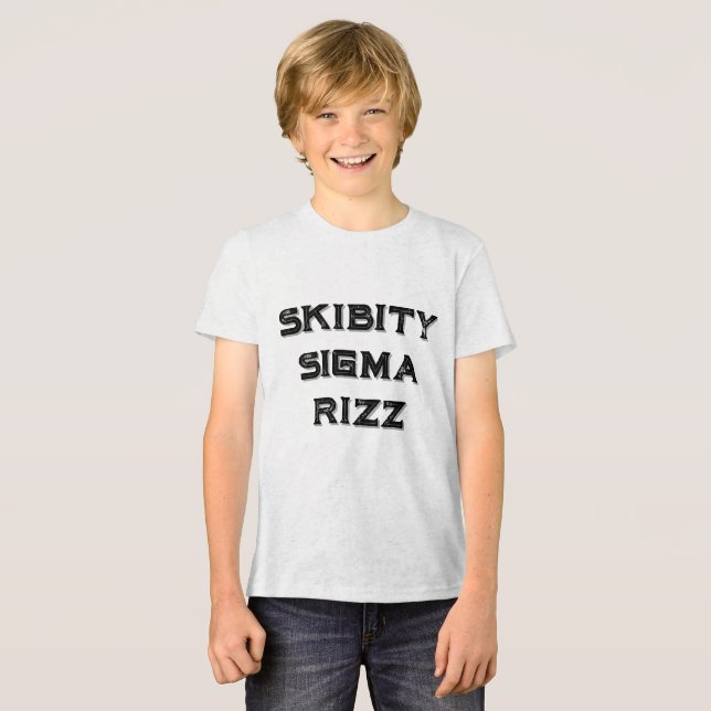Camiseta Skibity Sigma Rizz: Mestre do Charme (Frente Completa)