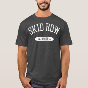 Camiseta Skid Row Classic Style Skid Row California CA Tan