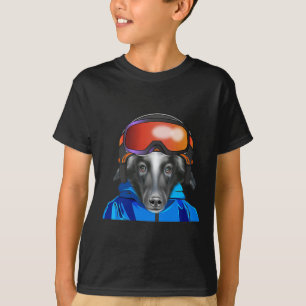 Camiseta Skier Belgium Sheepdog Snowboard Pocket