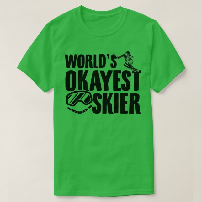 Camiseta Skier Say Apres Ski Skiier Skiting Snowboard Wint (Frente do Design)