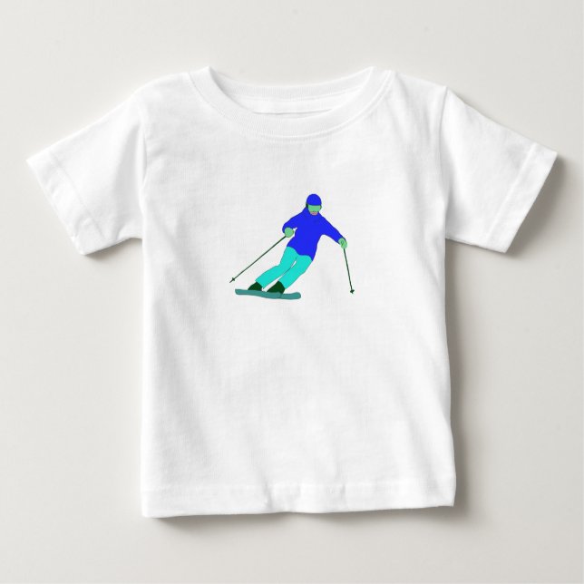 Camiseta Skier Snow Skiing (Frente)