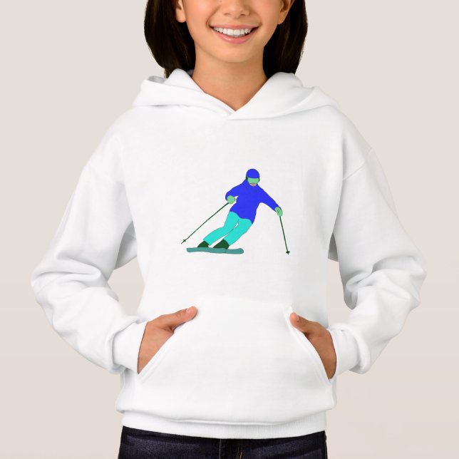 Camiseta Skier Snow Skiing (Frente)