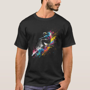 Camiseta Skier Splash Frestyle Skiing Freeskiing
