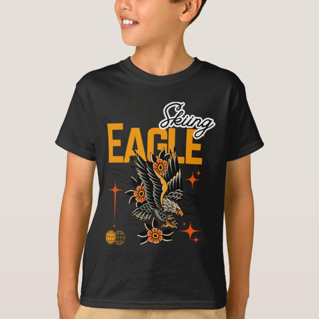 Camiseta Skiing Eagle (Frente)